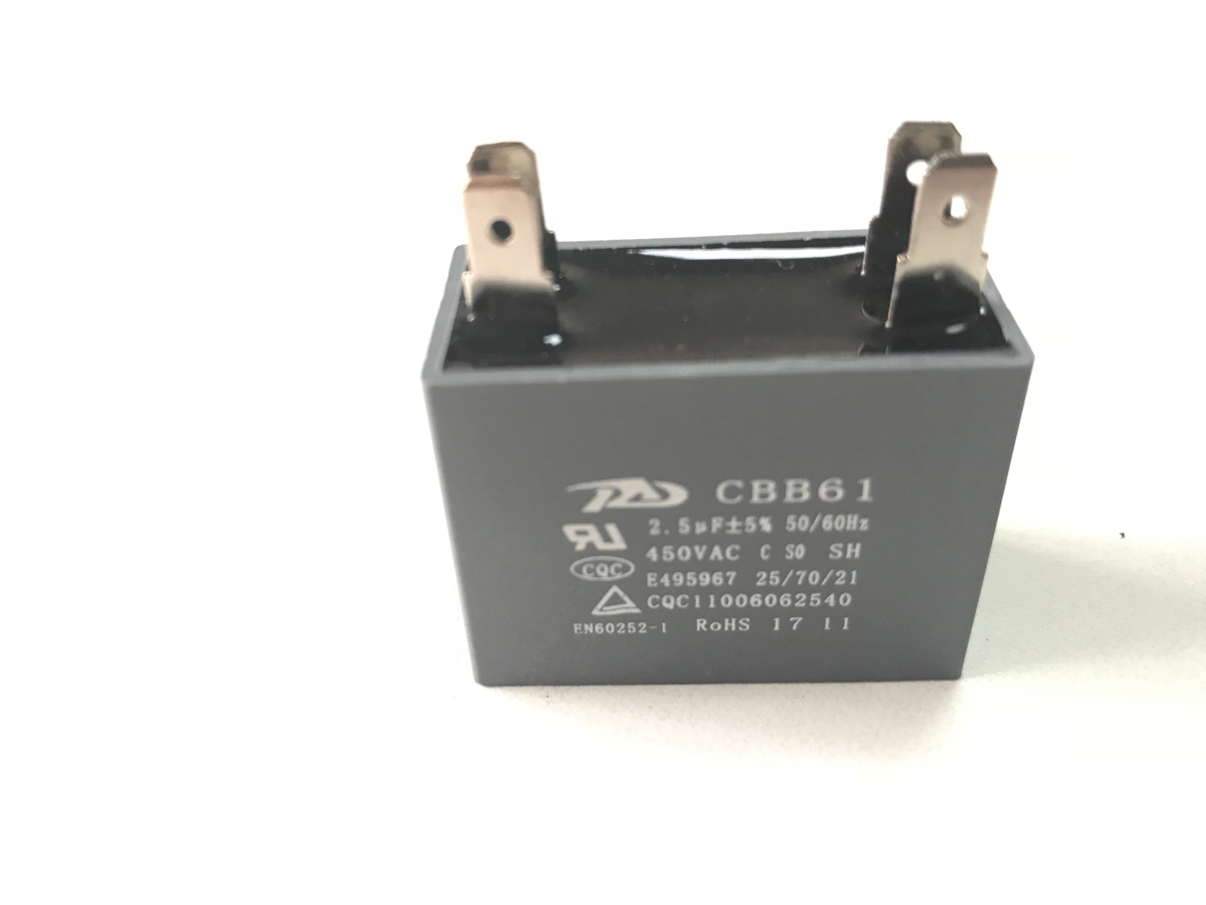 Polypropylene Film Capacitor Qualifed by UL. TUV. CQC Cbb60