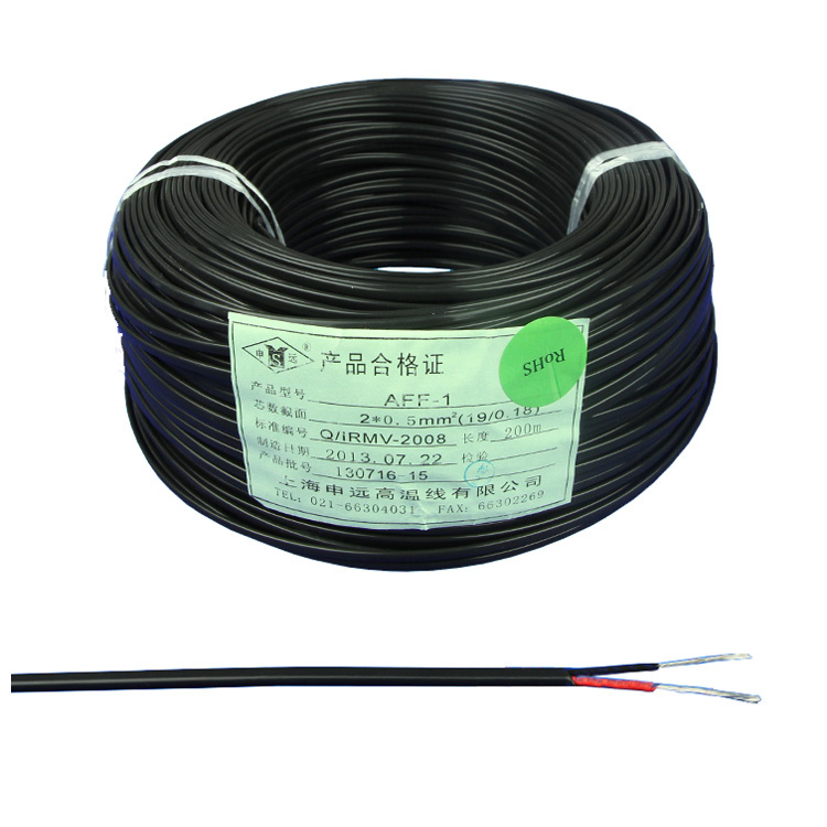 Transparent High Temperature 2 Core Teflon Jacket Cable