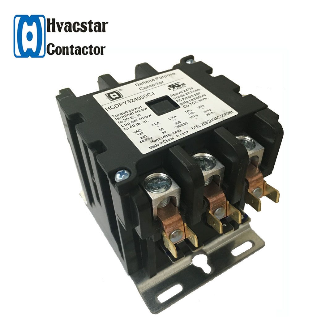 China Supplier AC Contactor Hcdpy312050 for Rheem Residential Air Conditioning Unit