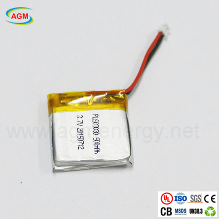 Rechargeable Lipo Cell Pl603030 500mAh 3.7V Lithium Battery