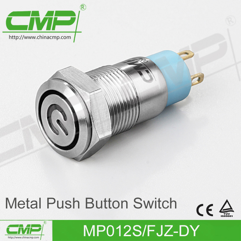 12mm Power Symbol Push Button Switch