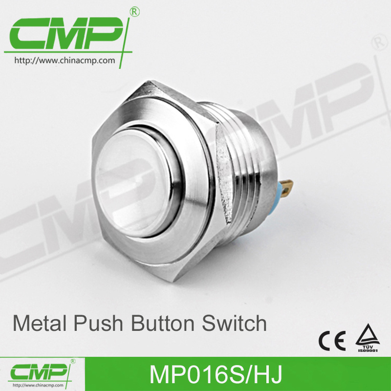 16mm Pin Terminal Push Button Switch