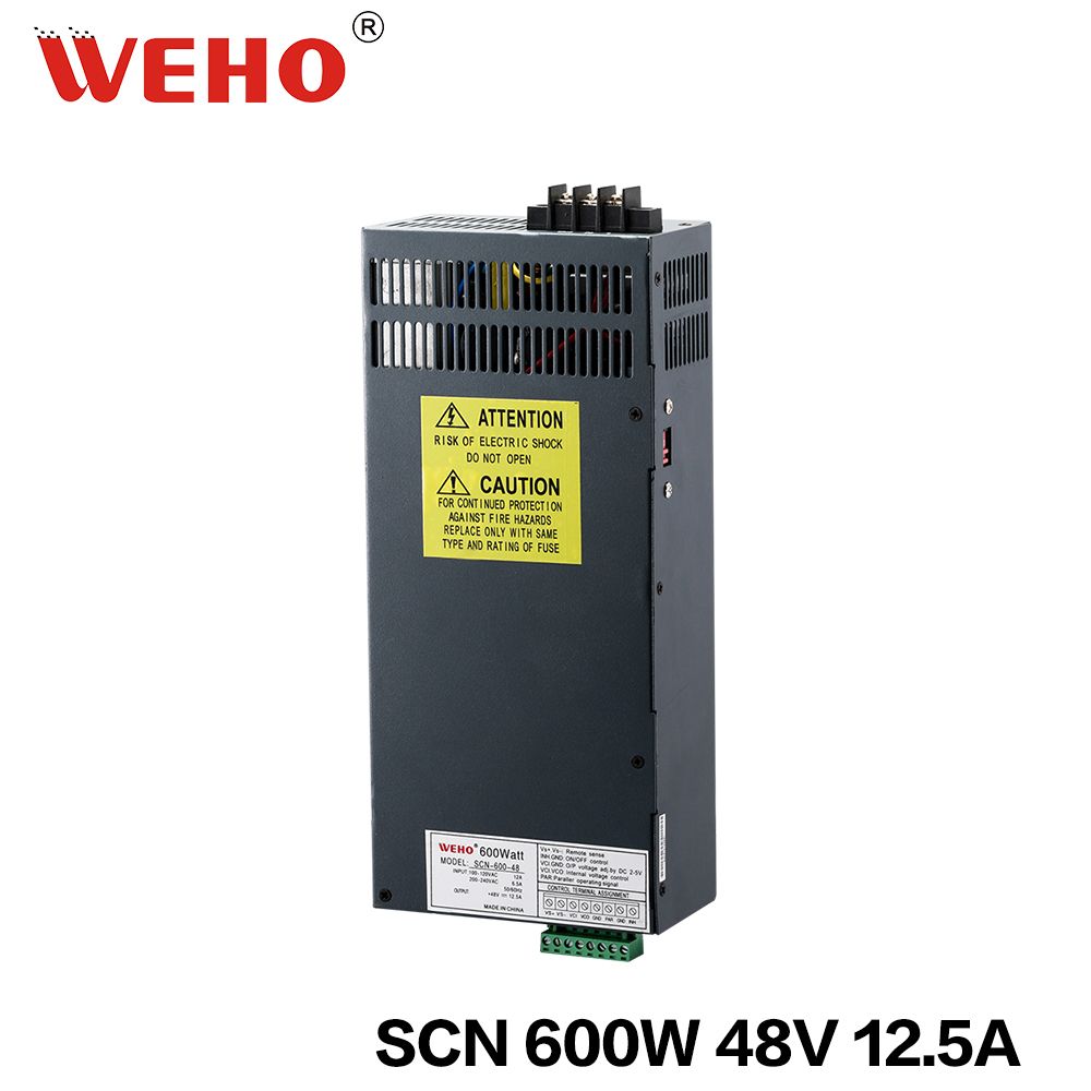 Weho Single Output 600W 12.5A 48V DC Power Supply