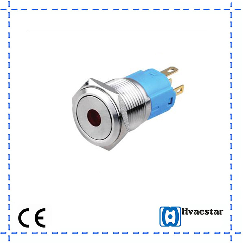 LED 16mm Metal Indicator Push Button Switch