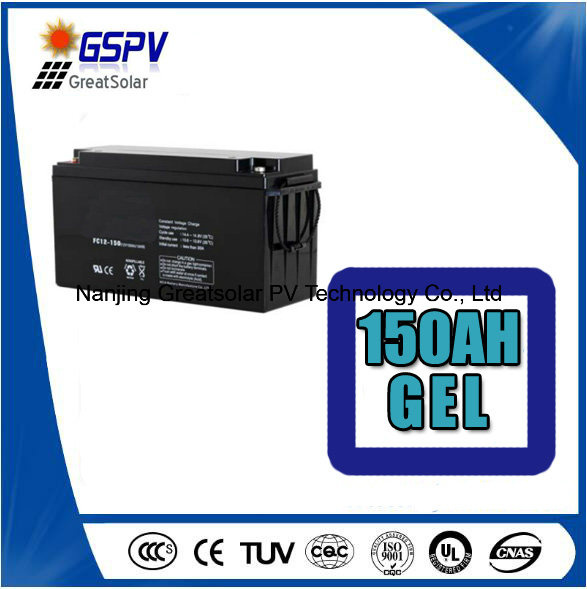 Deep Cycle 150ah12V Gel Solar Battery Factory Direct