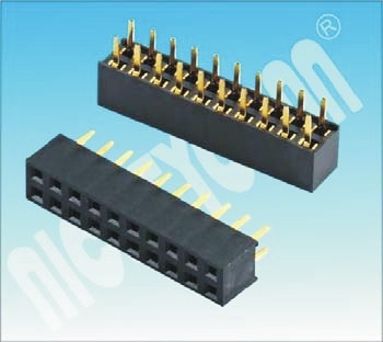 pH: 2.0 mm Made of Phosphor and Bronze Contact Materials U Type Dual Rows Female Header Connector