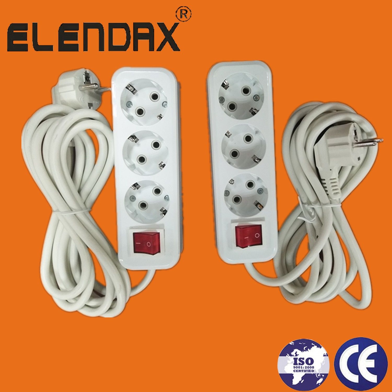 Ce Certificates German Type Eectrical Extension Socket (E8003ES)