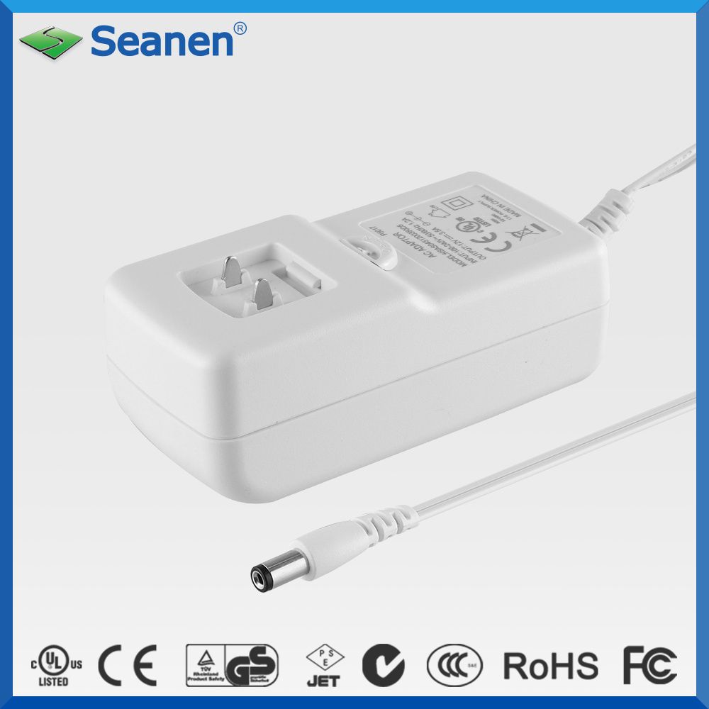 White Portable 36W AC 12V 3A Multiple DC Power Adapter for Switching