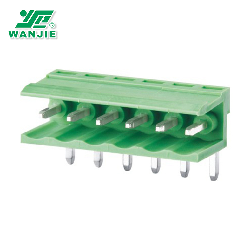 PCB Pluggable Terminal Block Male Female Connector Ht508V/508r, Pitch 5.08mm