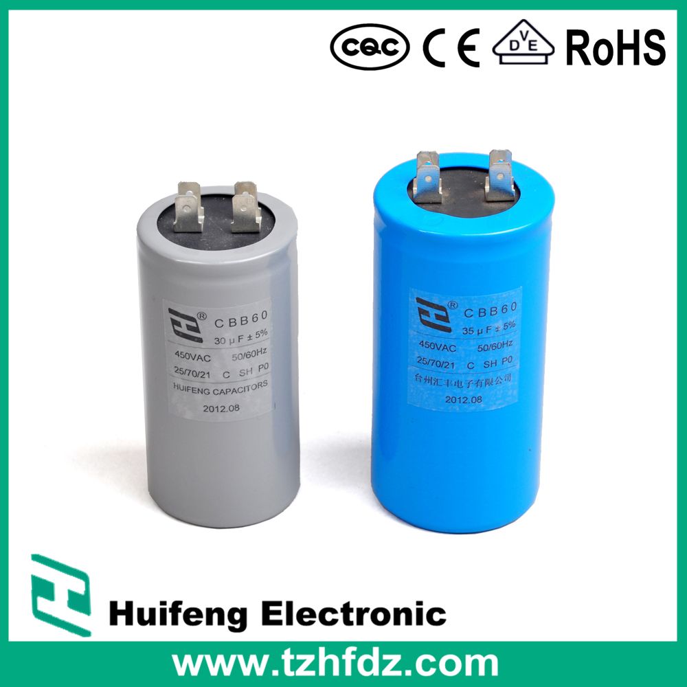 Cbb60 Motor Run Capacitor for Water Pump