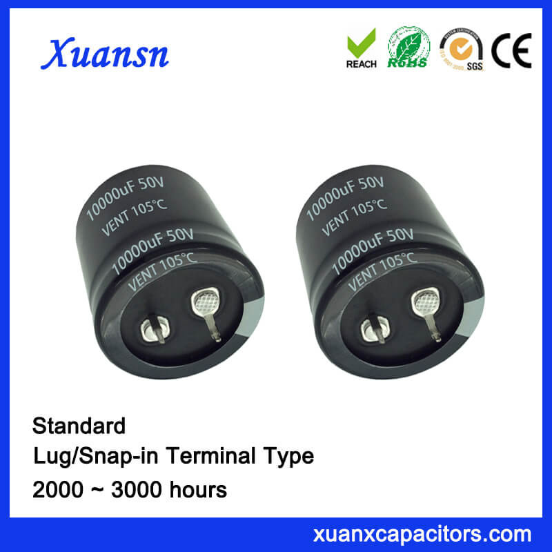Snap in Electrolytic Capacitor 10000UF 50V 3000hours