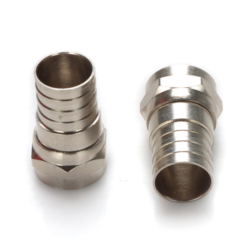 RG6 Rg59 F Type Crimp Connector RF Coaxial Cable