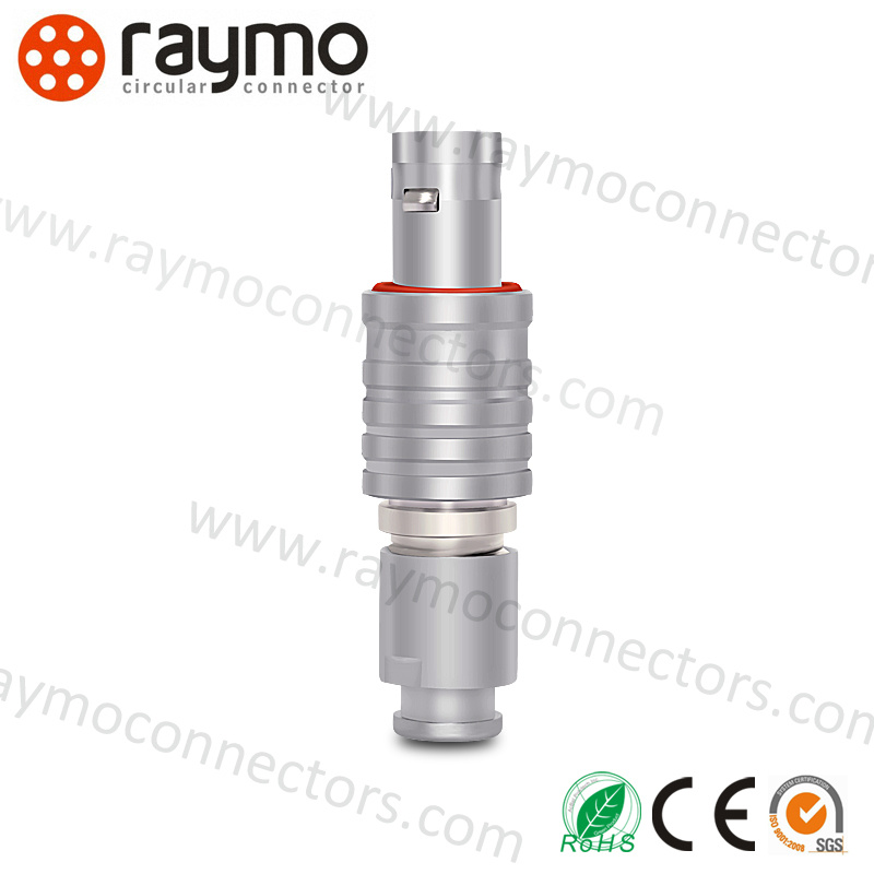 Metal Push Pull Circular Connectors High Quality Self-Locking Male Plug Lemos Fgg
