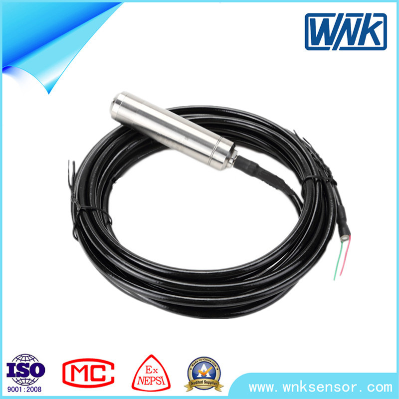 Chinese Factory 4~20mA Submersible Level Sensor for Pool Water, Coolant, Oil