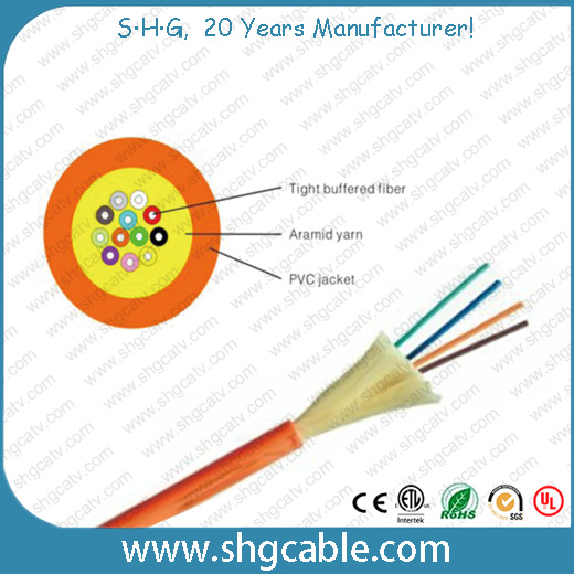 2-12 Fibers Multi Purpose Distribution Fiber Optic Cable