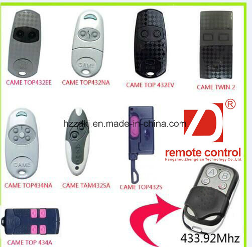 Wholesale-Duplicator 433.92MHz Came Remote Control for Garage Door with Battery.