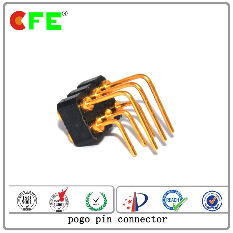 Double Row 6pin Bending Battery Connector