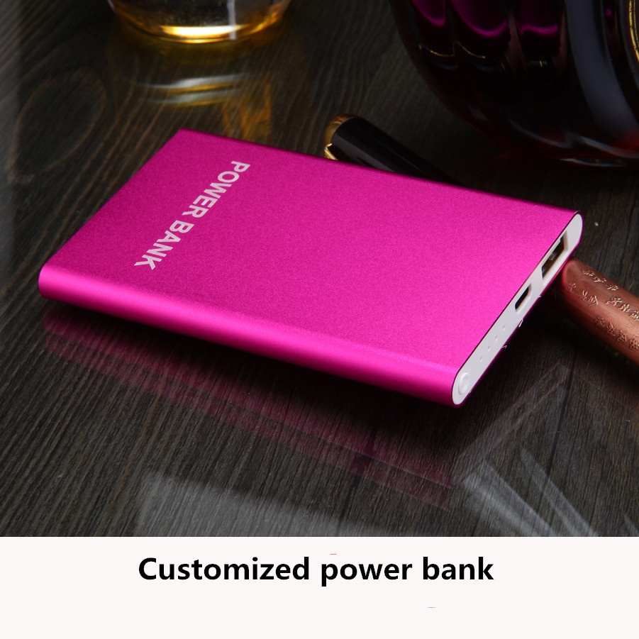 Customized Logo 2600mAh External Battery Pack Power Backup Battery