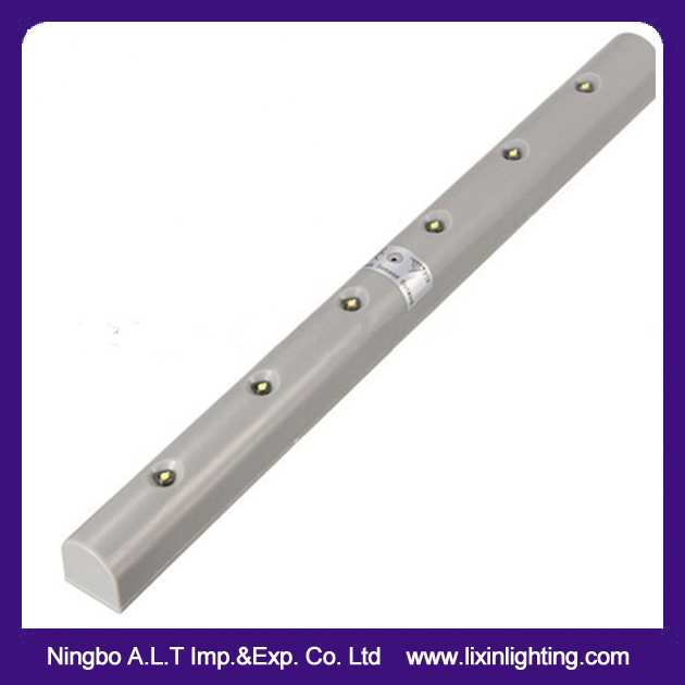 New Plastic Battery Powered 6PCS LED Sensor Light with Motion Sensor for Indoor Lighting