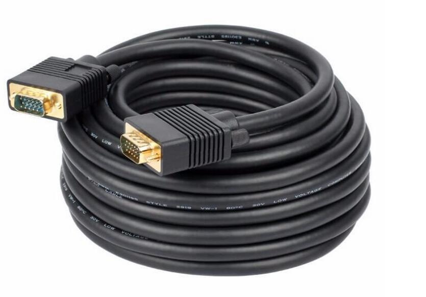 Gold Plated VGA Cable 3+9 SVGA Cable 30m