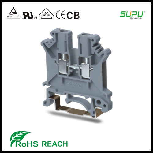 Zpe 10 Tension Clamp DIN Rail Component Terminal Connector Blocks