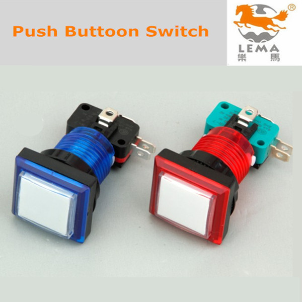 Rectangular Illuminated Push Button Switch