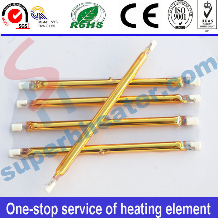 Far Infrared Quartz Heating Tube Gold Plated