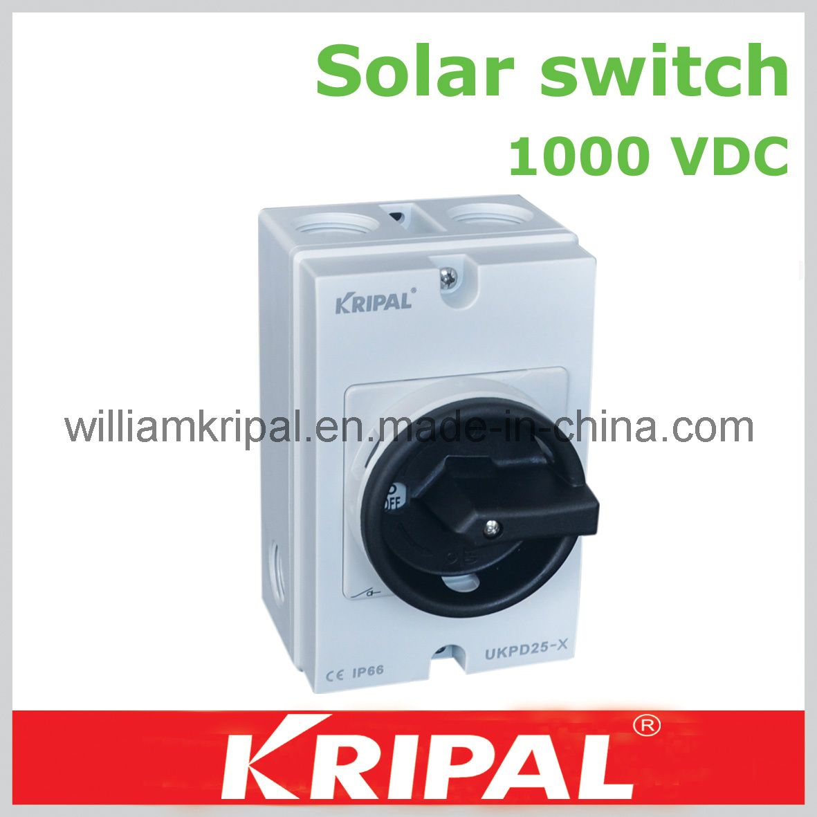 Solar Photovoltaic System Isolating DC Switch