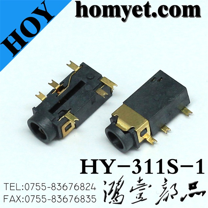 3.5mm High Quality Socket/Phone Jack with SMD Type (Hy-311S-1)