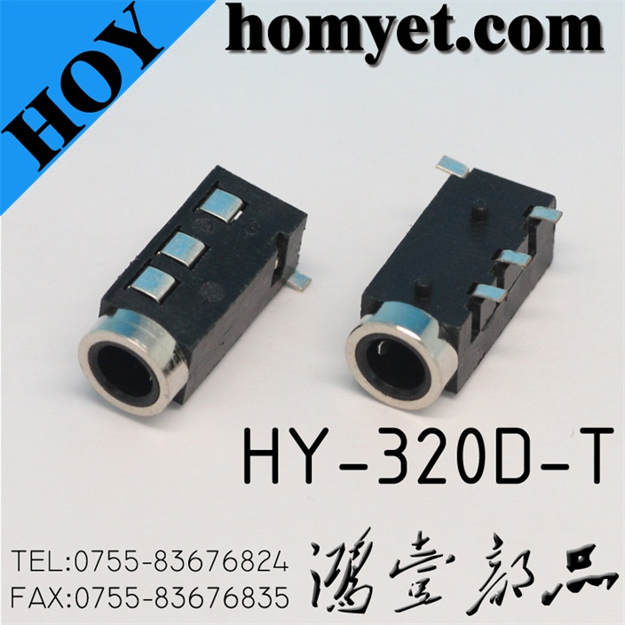 3.5mm AV Jack/ Phone Jack with Copper Jacket (Hy-320d-T)
