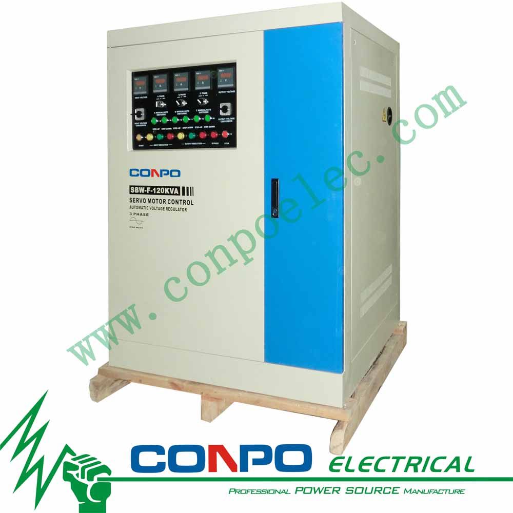 SBW-F-120kVA Split-Regulating Full-Automatic Compensated Voltage Stabilizer/Regulator
