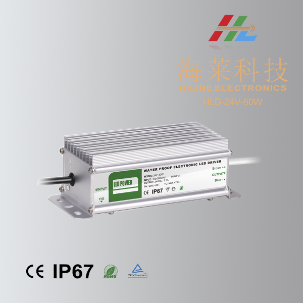60W LED Waterproof Power Supply