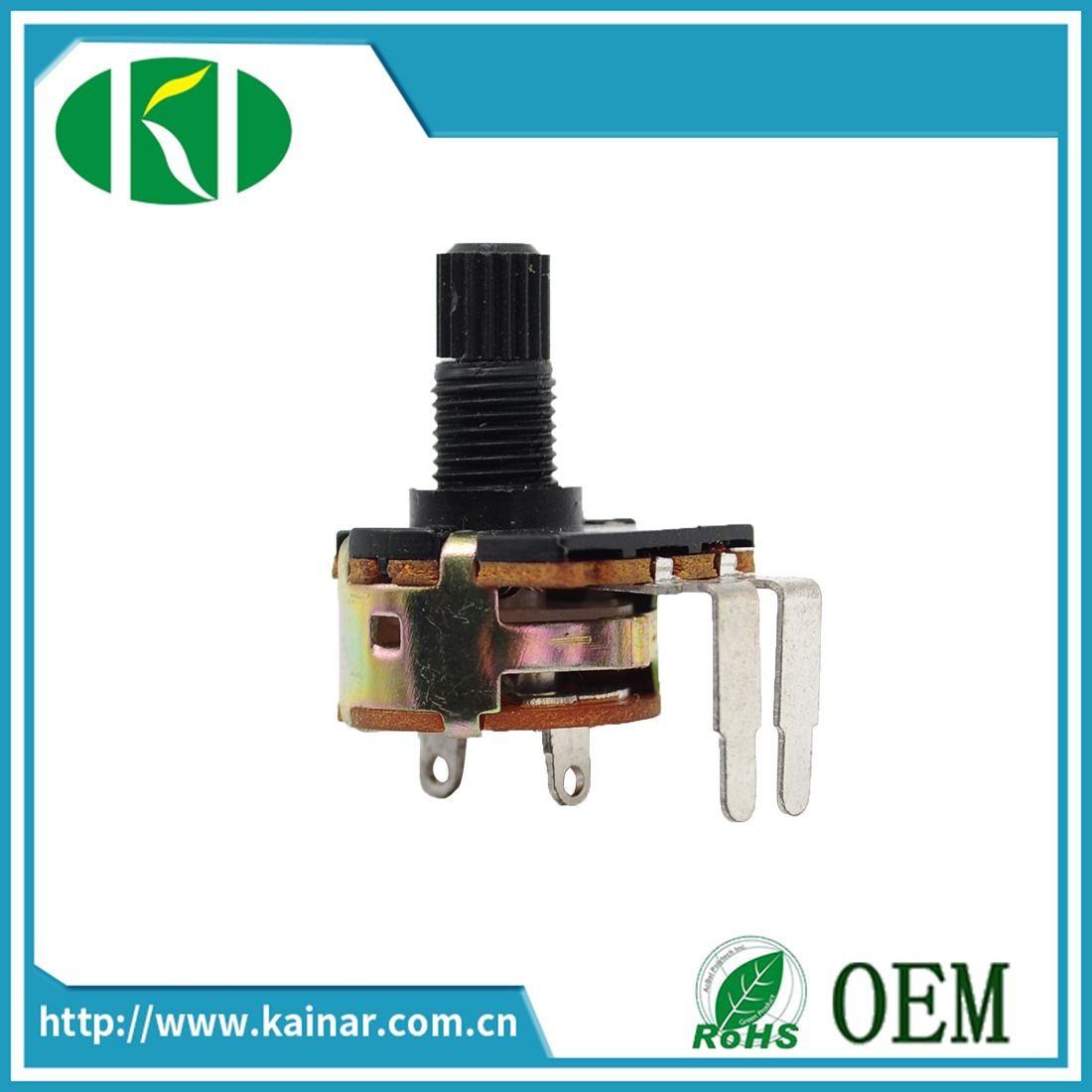 Low Cost Rotary Potentiometer for LED Light Audio Video Wh161ak-6