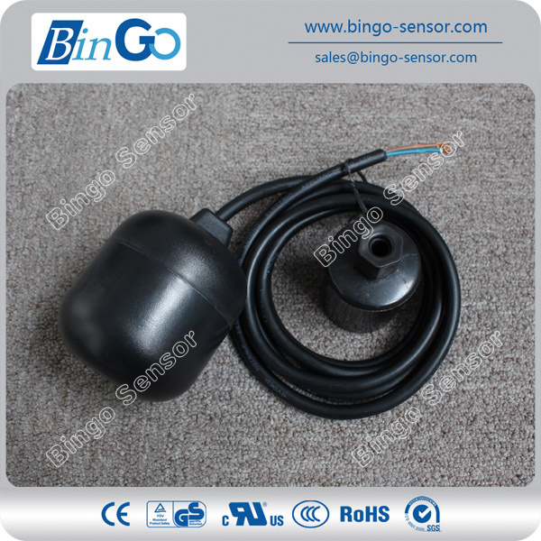 Black Big PVC Float Cable Can Customized PVC/Rubber Water Level Switch