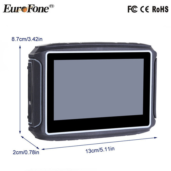 Touch Screen GPS for Motorcyle with Helmet Headsets Motorcycle