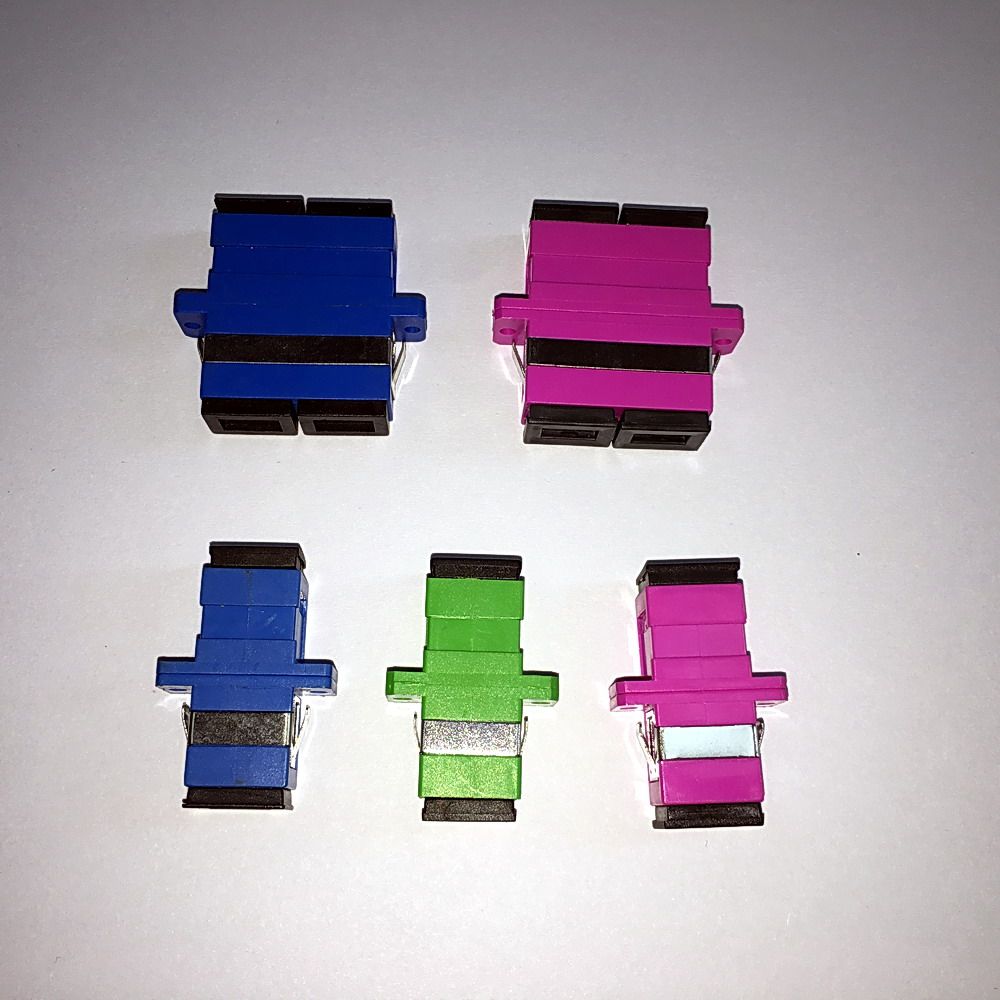 Sc Optic Adapter with Magenta Housing