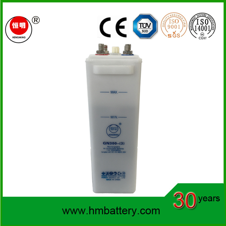 Ni-CD Rechareable Alkaline Battery/ Ni-CD Battery for Railway