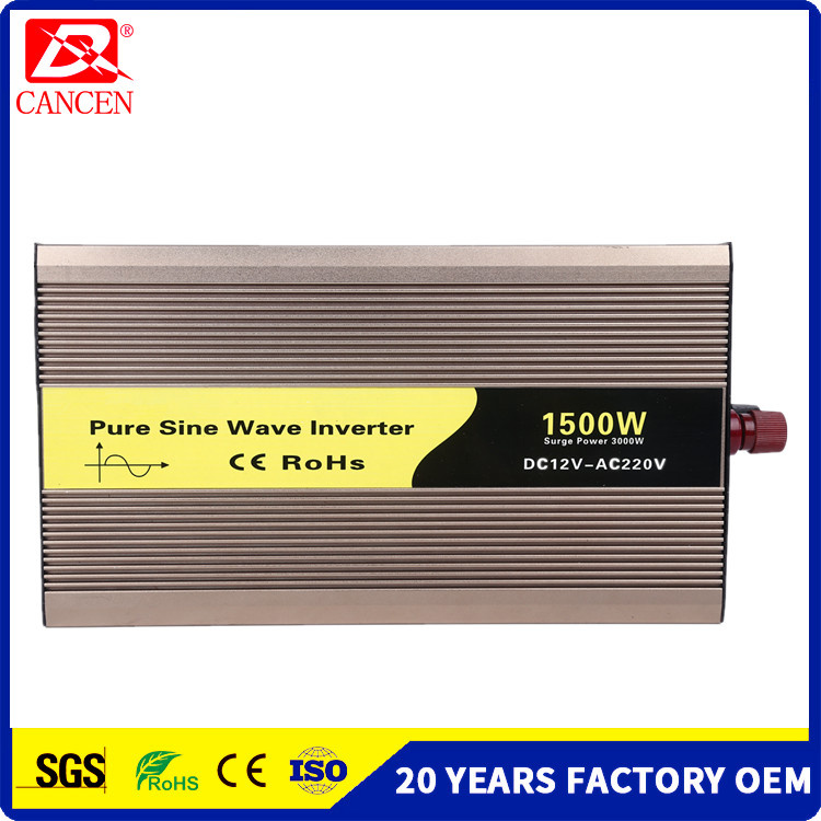 1500W DC24V Modified Sine Wave Car Inverter High Quality Factory Direct