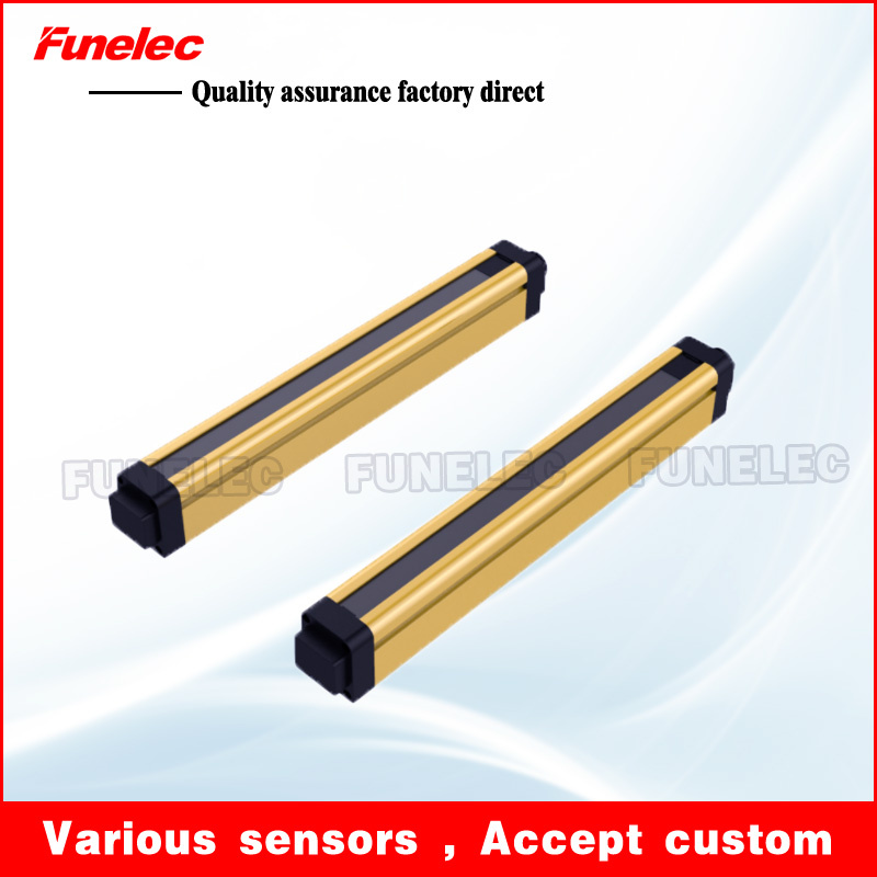20mm Optical Axis Space Waterproof Aluminum PNP Normal Close CCC Ce TUV 24V DC Regional Light Curtain Detection Sensor