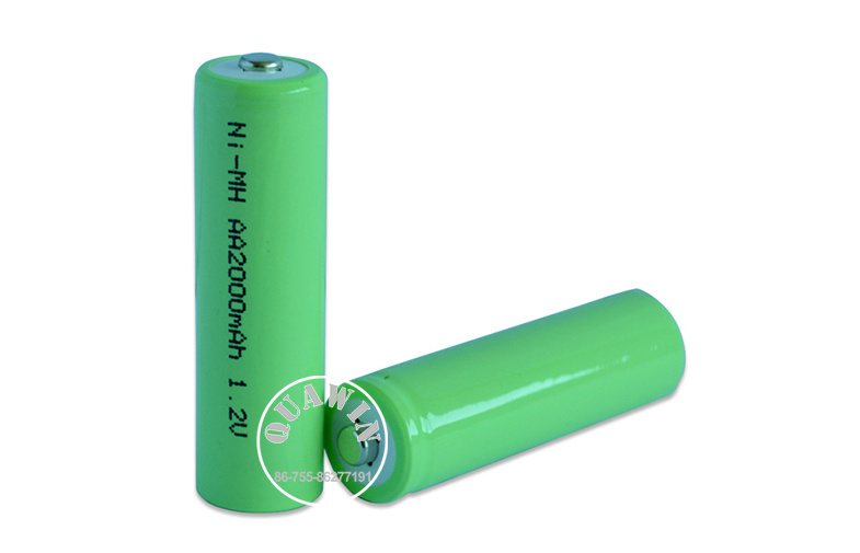1.2V AA 2000mAh Ni-MH Rechargeable Battery Pack