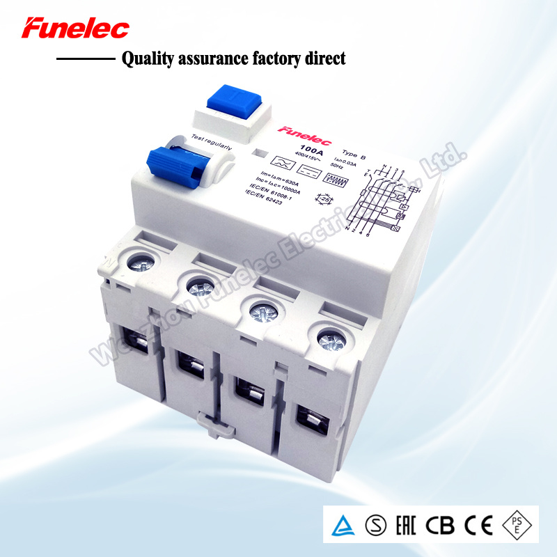 Type B Earth Leakage Protection Universal Leakage Circuit Breakers RCD