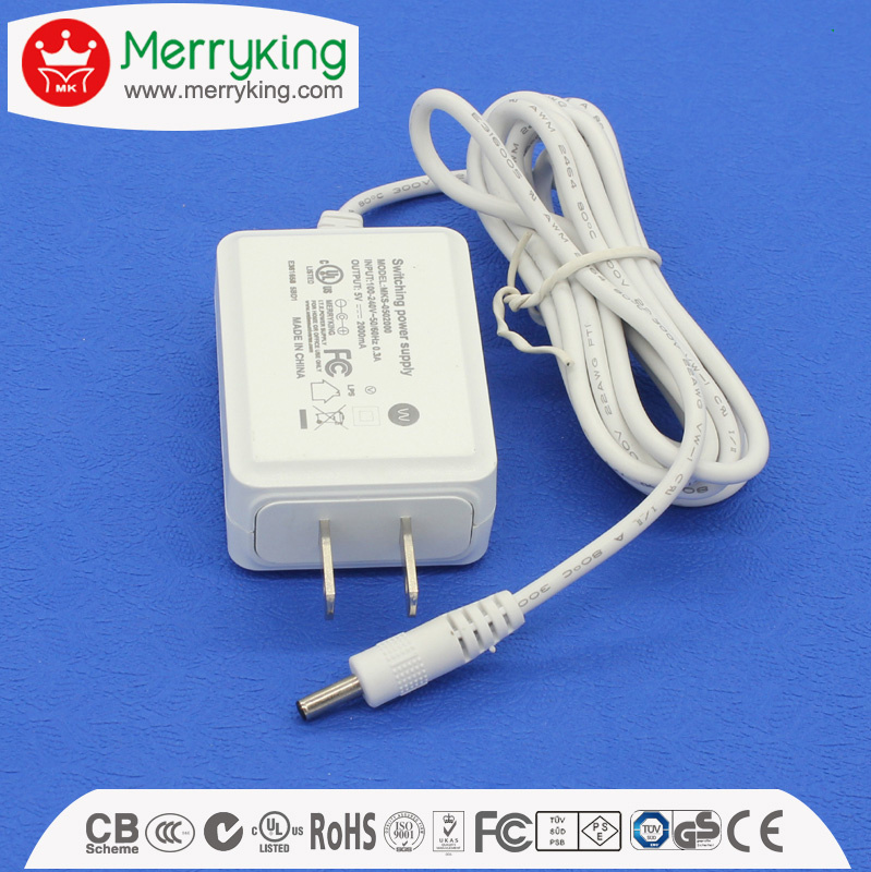 Mass Power AC Adapter 9V 1A with UL/FCC/CE/GS/CB/PSE