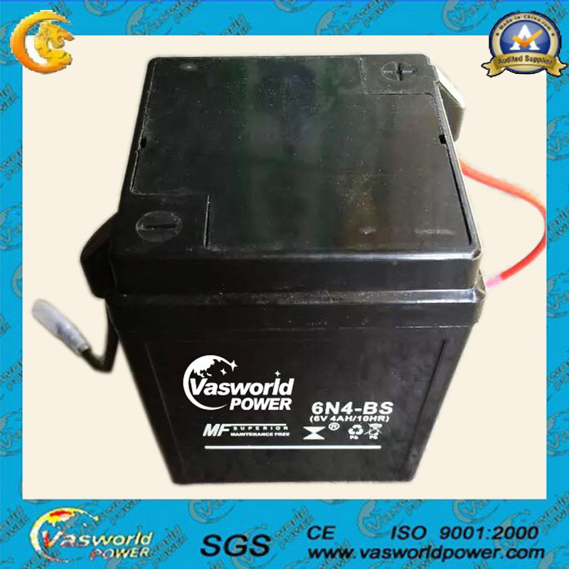 6V4ah Rechargeable SMF Motorcycle Starting Storage Battery