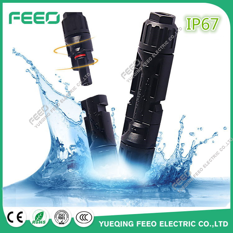 Rotary Electrical Fast Straight Insulation Connector for Solar Power System