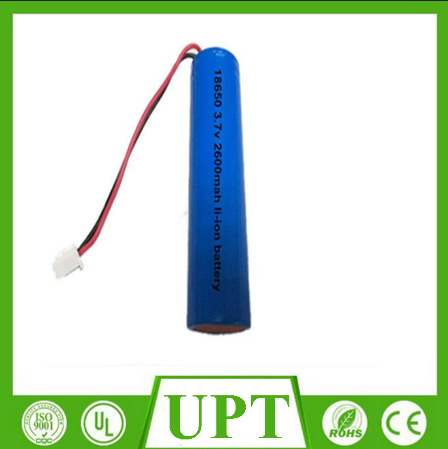 Rechargeable Lithium Battery 3.7V 2600mAh 18650 Li-ion Battery