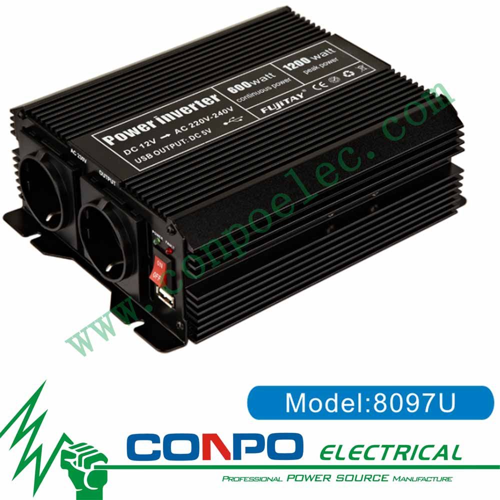 8097u 600W Modified Sine Wave Inverter+USB