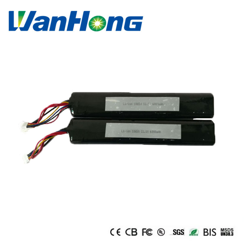 11.1V 6000mAh 18650 Lithium Battery for Back up Energy