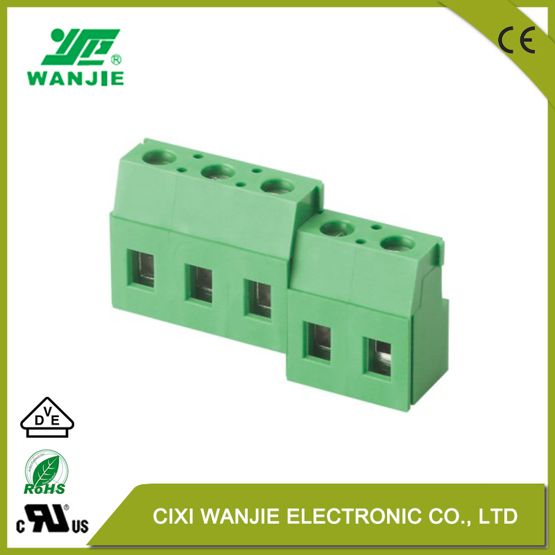 PCB Screw Terminal Block Connector Wj129r-5.0/5.08mm