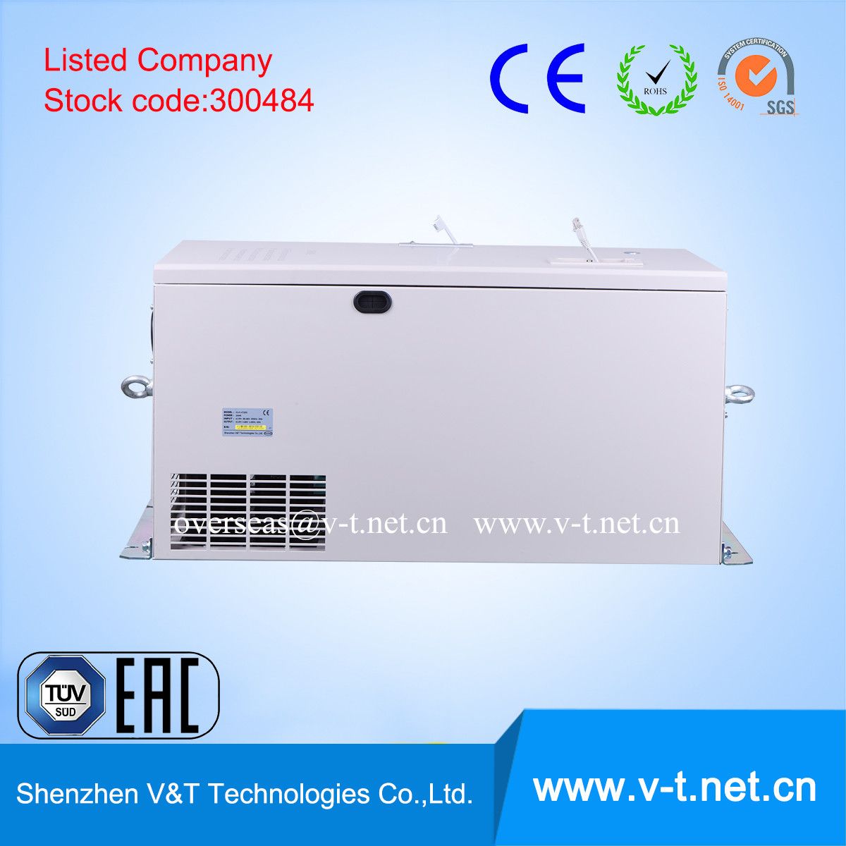 V&T V5-H Top Selling 132 to 220kw 400V Variable Torque/Light Load Application AC Drive