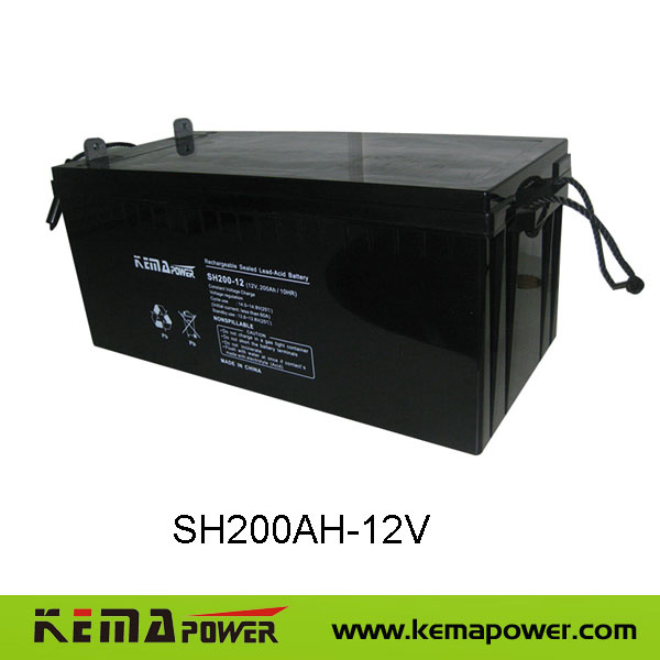 Sh200ah-12VDC AGM VRLA Battery